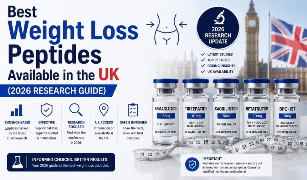 Best Weight Loss Peptides Available in the UK (2026 Research Guide)