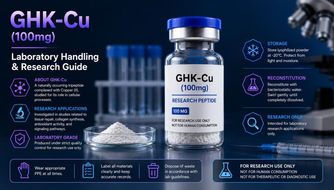 GHK-Cu (100mg): A Laboratory Handling and Research Guide